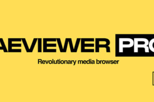 媒体资源项目模板素材预览管理应用工具 AEviewer Pro V2.2 专业版 支持AE/PR