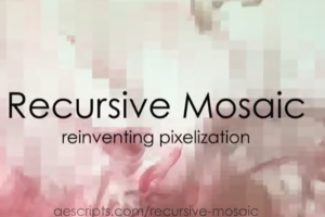 马赛克网格像素化视觉效果AE/PR插件 Recursive Mosaic v1.3.0 Mac苹果版