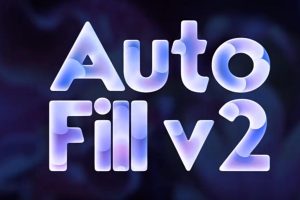 图层边界自动填充路径生长动画AE插件 AutoFill v2.0.2 Win 中文汉化版