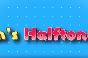 黑白圆点填充半调风格特效AE插件 ms Halftone v1.5.2 Win 中文汉化版